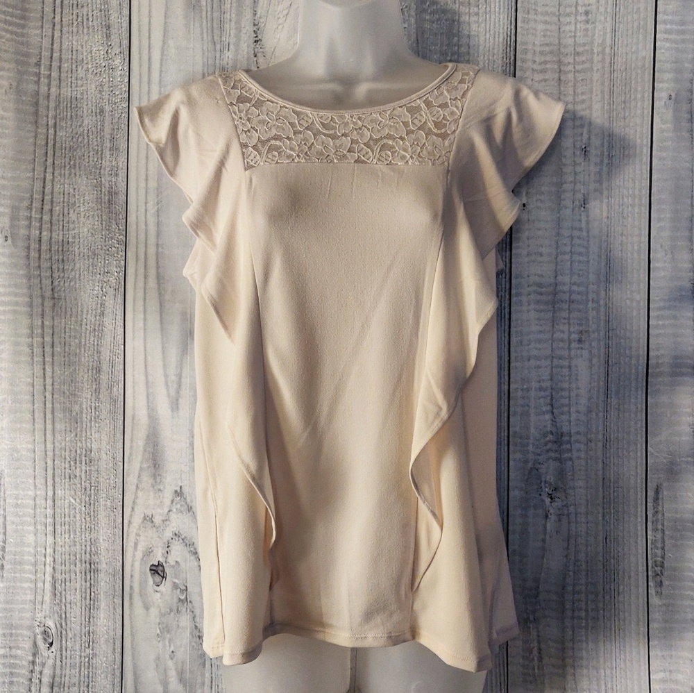 Banana Republic Cream Top NWOT